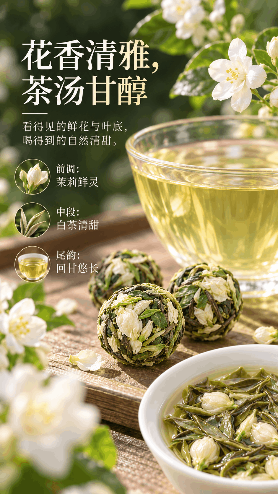茉莉白茶龙珠 详情图 1