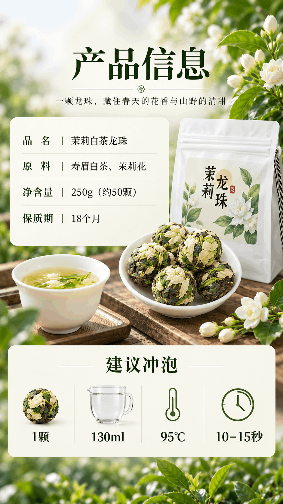 茉莉白茶龙珠 详情图 8