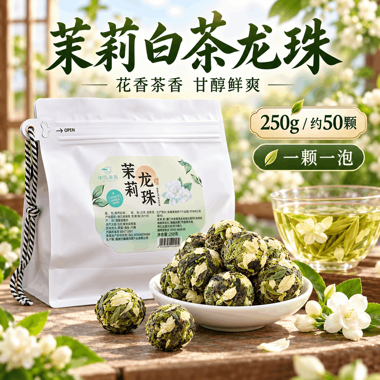 茉莉白茶龙珠 - 1